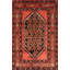 Tapis noir/rouge/beige traditionnel Arras-1316432533