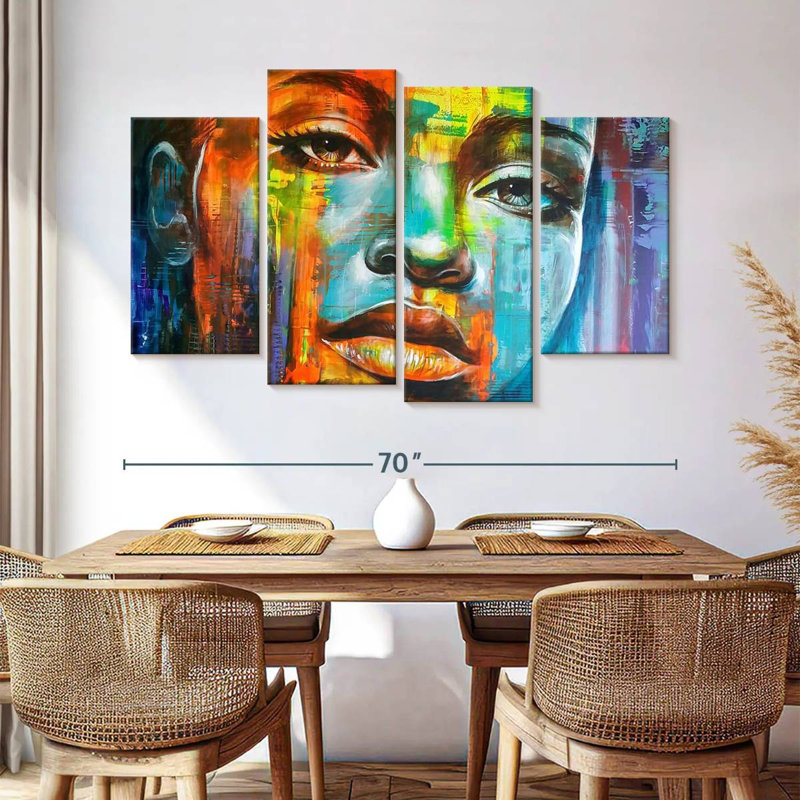 Leisha Anga Kiss, 42" H x 68" W