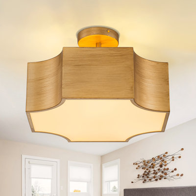 3 Light Unique/Statement Semi Flush Mount