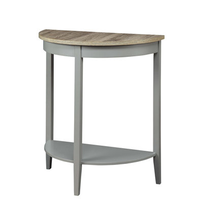 Justino Natural Oak & Gray Finish Console Table