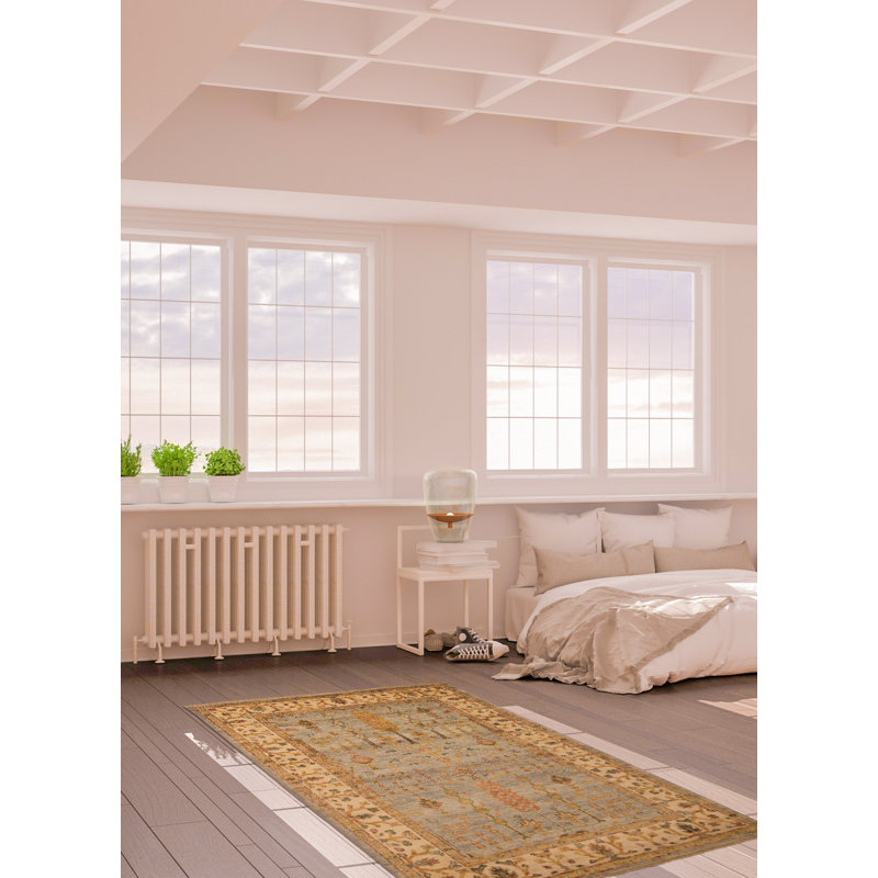 Jules Serapi Blue Rug 6'1" x 9'0"