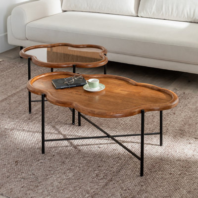 Benika Cross Legs Coffee Table