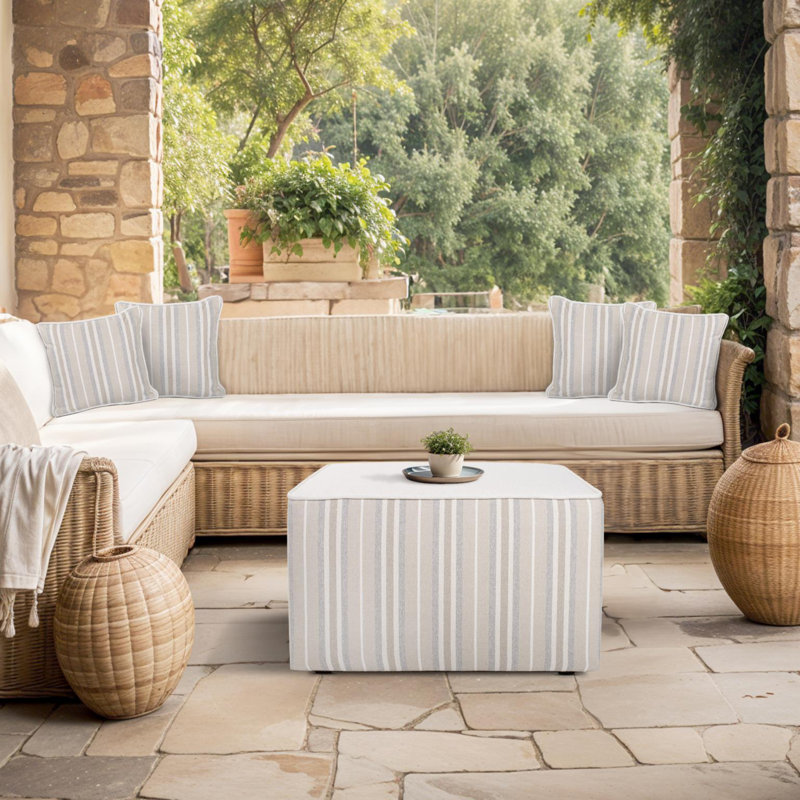 Indoor/Outdoor Universal Square Ottoman Dune, Sand