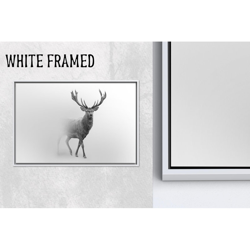Impression sur toile «Elegant Loft»: œuvre de décor de renne imprimée, 1P, H : 59,1 x L : 82,7 pouces