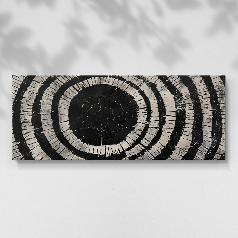 Abstract Series 2 #XXXII-Wide Gallery Wrapped Canvas, 12" H x 30" W