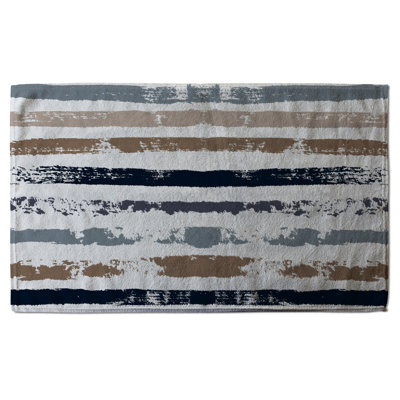 Cotton Stripe Waffle Tea Towel Kitchen Towel