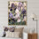 Iris mauve en fleurs dans les prés sauvages I sur toile