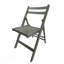 Chaise pour événement spéciale pliante en bois à lattes Furniture - gris, ensemble de 4, compact et durable pour une utilisation intérieure et extérieure-612048363