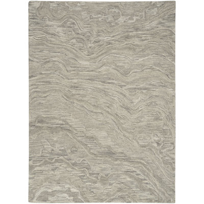Cahide Abstract Handmade Area Rug
