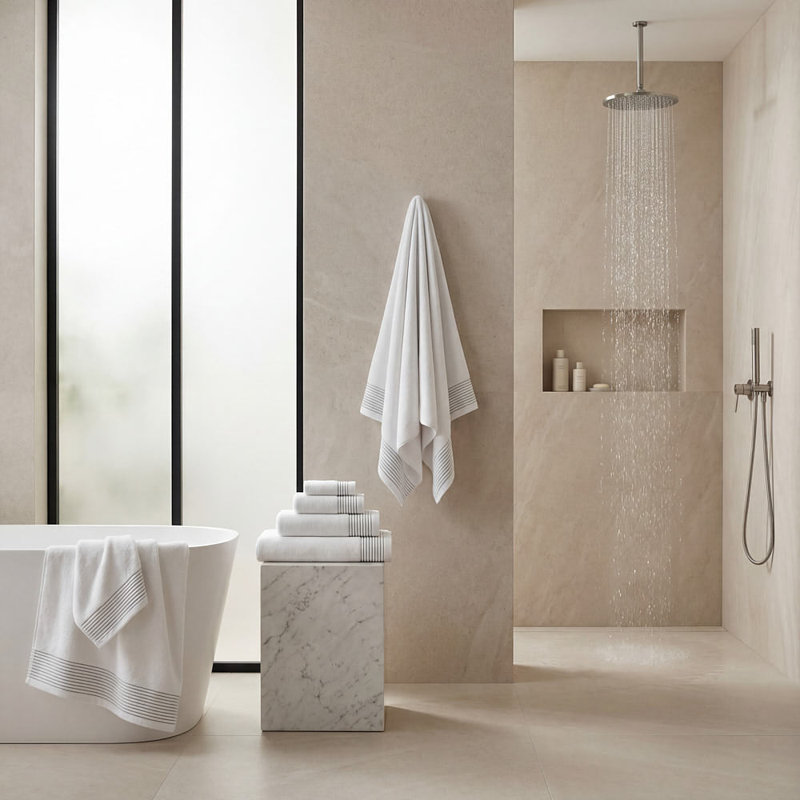 Plush Zero-Twist Cotton Face Towel, White