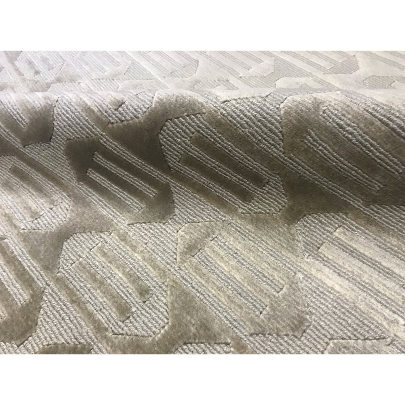 Hand-Knotted High-Quality Gray Area Rug