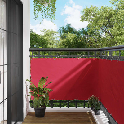 Vidaxl Balcony Screen Outdoor Privacy Screen Fence Patio Screen Oxford Fabric