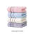 Soft Highly Absorbent Cotton Bath Towel Set, Lint Free Quick Drying Towels For Bath Spa And Home, 28.7x13.4in Pink/Gray/Beige/Blue