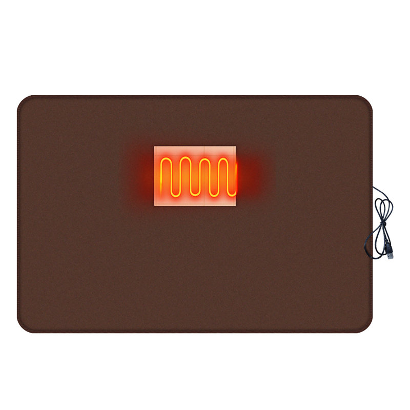 Chauffe-couverture chauffant portatif USB 5V, Café
