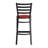Brixton Hercules Series Ladder Back Metal Restaurant Barstools-49305572-49305574-107732048