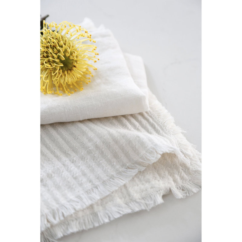 Ensemble de serviettes en coton 4 pièces Healdsburg, Océan