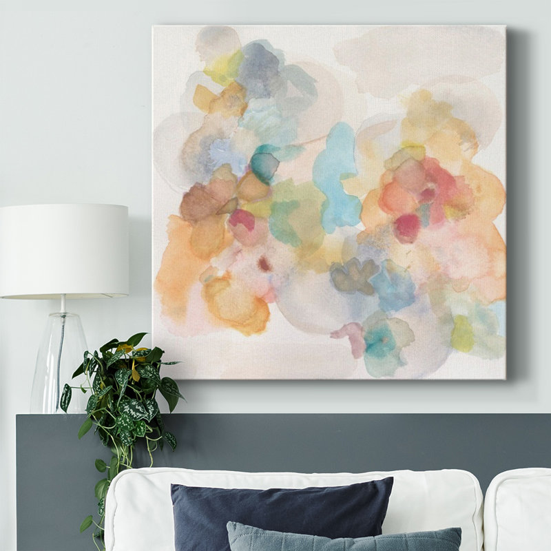 Toile tendue I-Gallery Soft Bloom, H 40 po x l 40 po x P 1,5 po