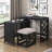 Mackeby's 3-Piece Desks with Stool Set -1592691078