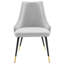 Chaise parsons capitonnée en velours-161837781