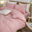 BESTOUCH Duvet Cover Set 100% Washed Cotton Linen Feel Lightweight-114866839-114986038