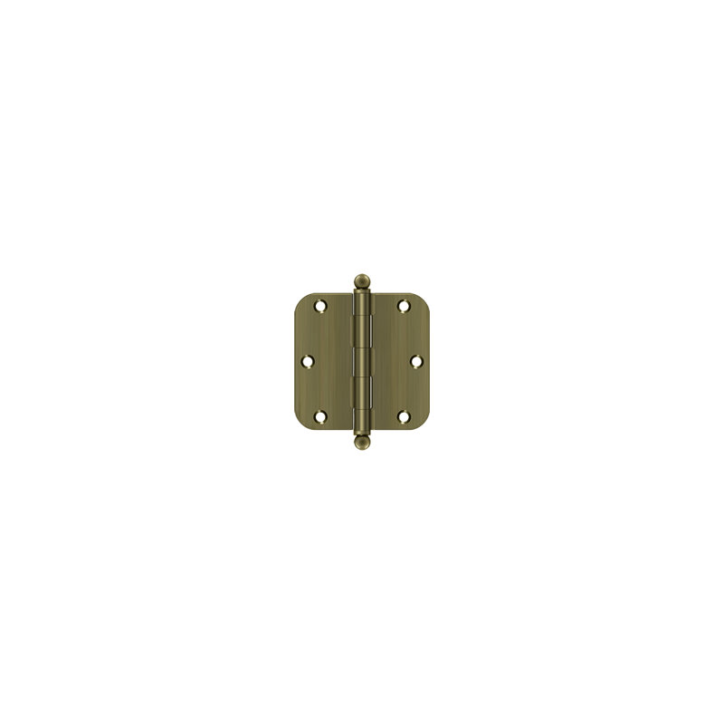 Steel Butt Bearing Hinge, Polished Brass