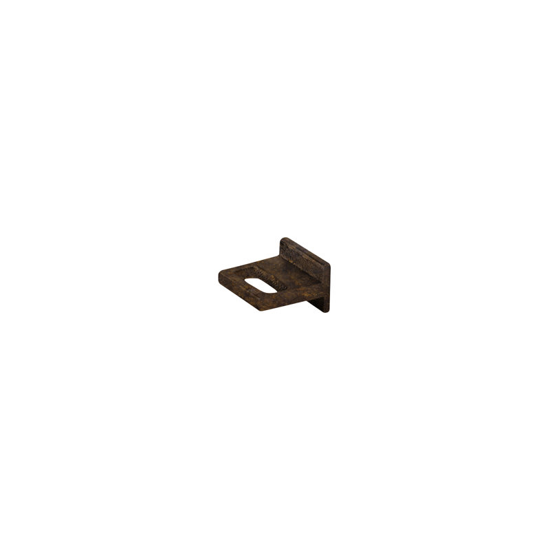 1 5/16" Tab Cabinet Pull, Silicon Bronze Rust