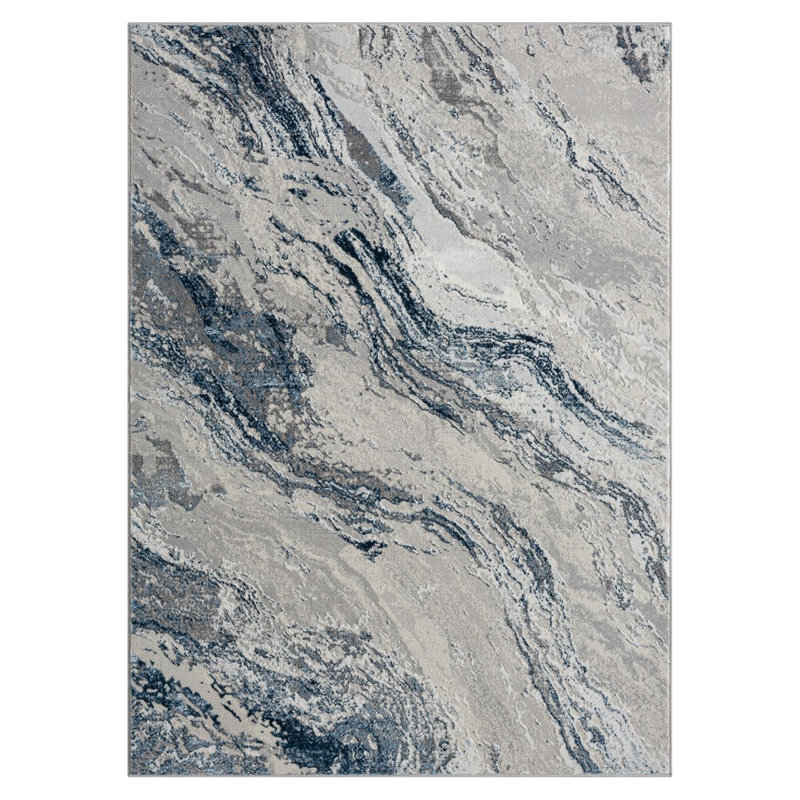 Timmo Abstract Indoor Rug, Rectangle 8 x 10