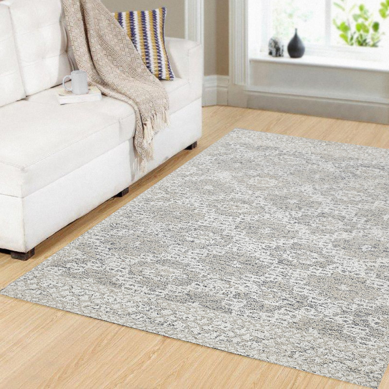 Myria 5X8 2047-810 TAUPE / IVOIRE, Rectangle de 5 pi x 8 pi