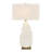 Uttermost Palm Leaf White Table Lamp