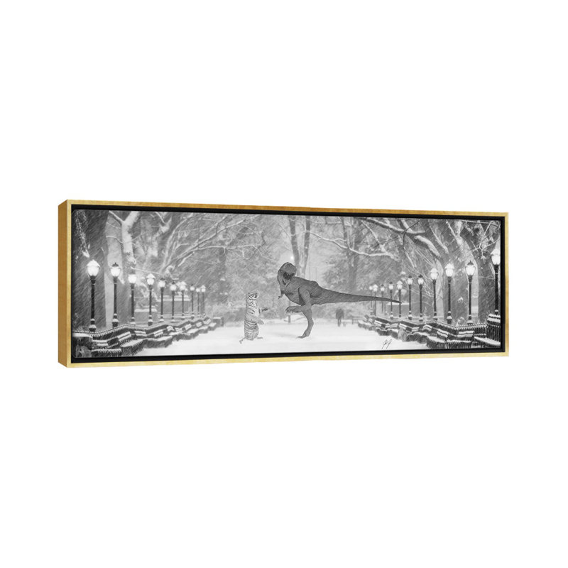 «Dance with Me» par Kathrin Federer, reproduction d'art panoramique sur toile, H 12 po x l 36 po x P 2 po