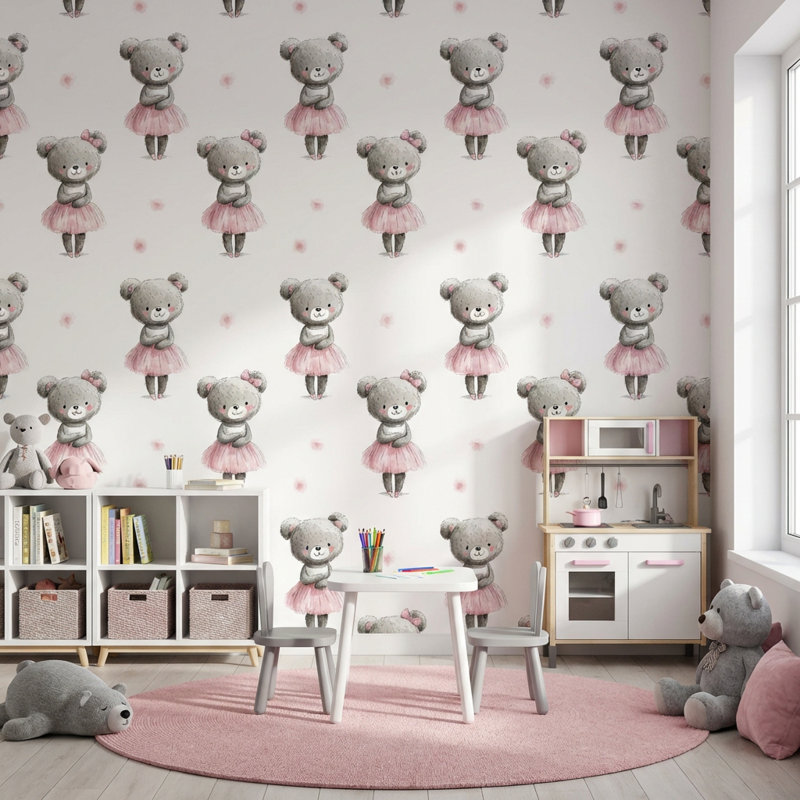 Adhésif mural Yeni Teddy, Peler et coller