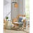 Iberis 68'' Slim Dimmable Floor Lamp With Remote Control, Handwoven Rattan Shade, 10W LED Bulb Included