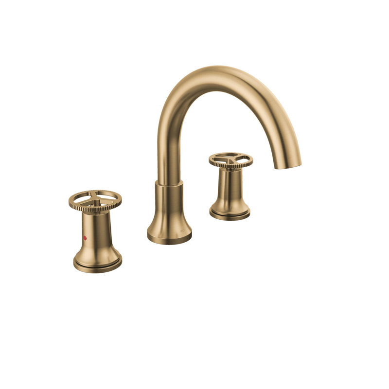 Trinsic Two Handle Roman Tub Faucet Trim, Champagne Bronze