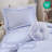 Premium Microfiber Bedding Sets, Twin Blue Ruffle Gingham For Home