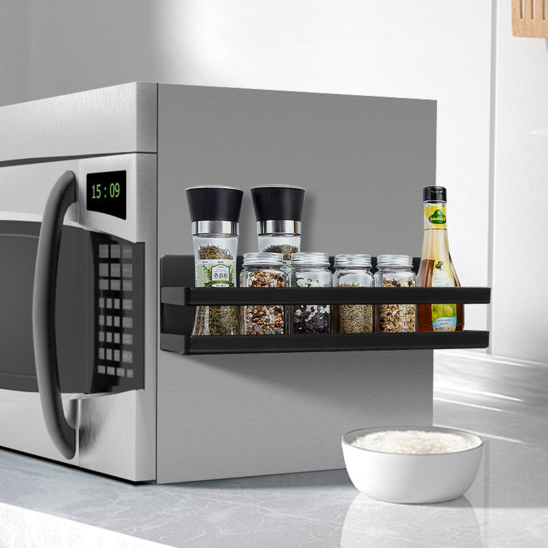 Magnetic Spice Rack, Matte Black