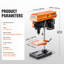 Perceuse d'établi 8 po 750-3200tr / min