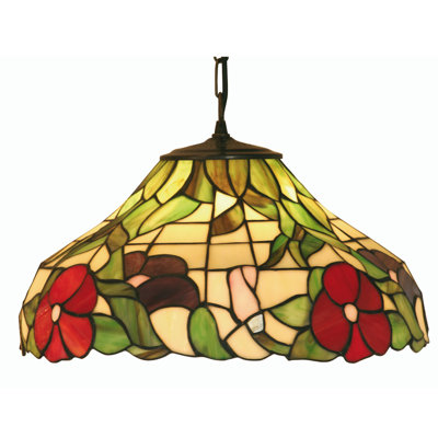 Peonies 1 - Light Dome Pendant