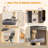 Multi-Level Cat Tree With 3-Storey Cat Condo