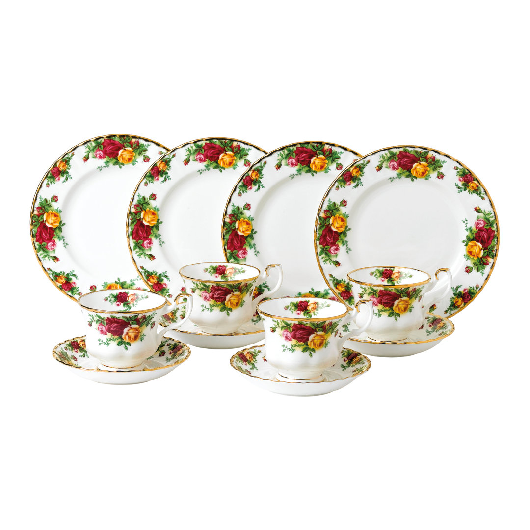 Royal Albert, Old Country Roses - Plates, Teacups & Saucers Set