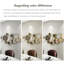 59,06 po Miroir de restaurant moderne de luxe décorations murales en fer