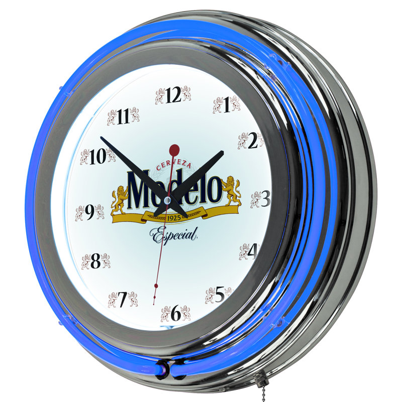 Horloge murale 14,5 po modelo néon