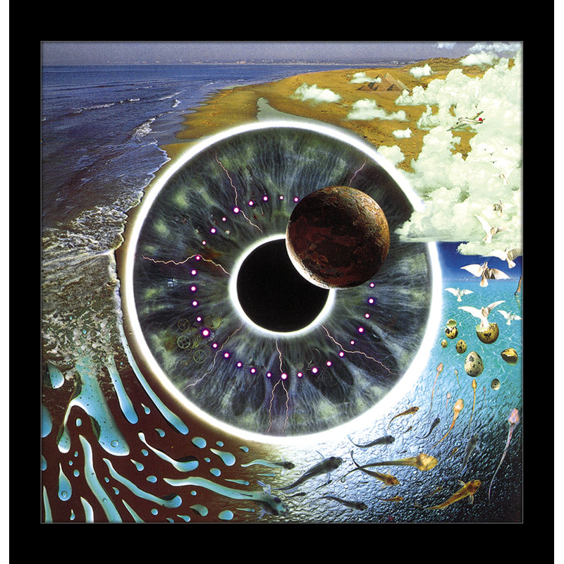 Pink Floyd - Pulse 12 x 12 sous plexi, affiche encadrée