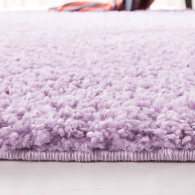 Jiang Lilac Shag Area Rug
