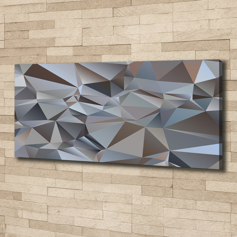 Abstraction Triangles - Wrapped Canvas Print