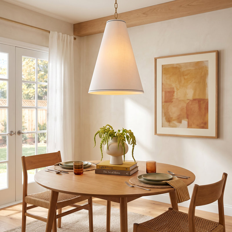 Shia 1 - Light Single Pendant, Aged Brass