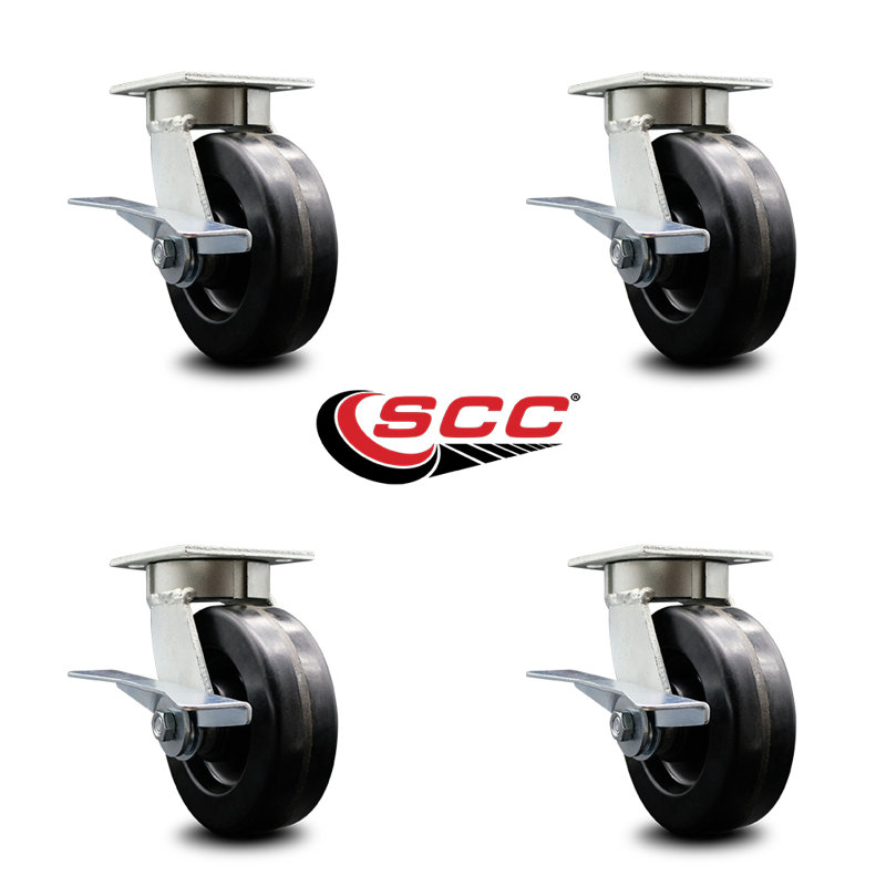 Kingpinle Swivel Caster Set with
