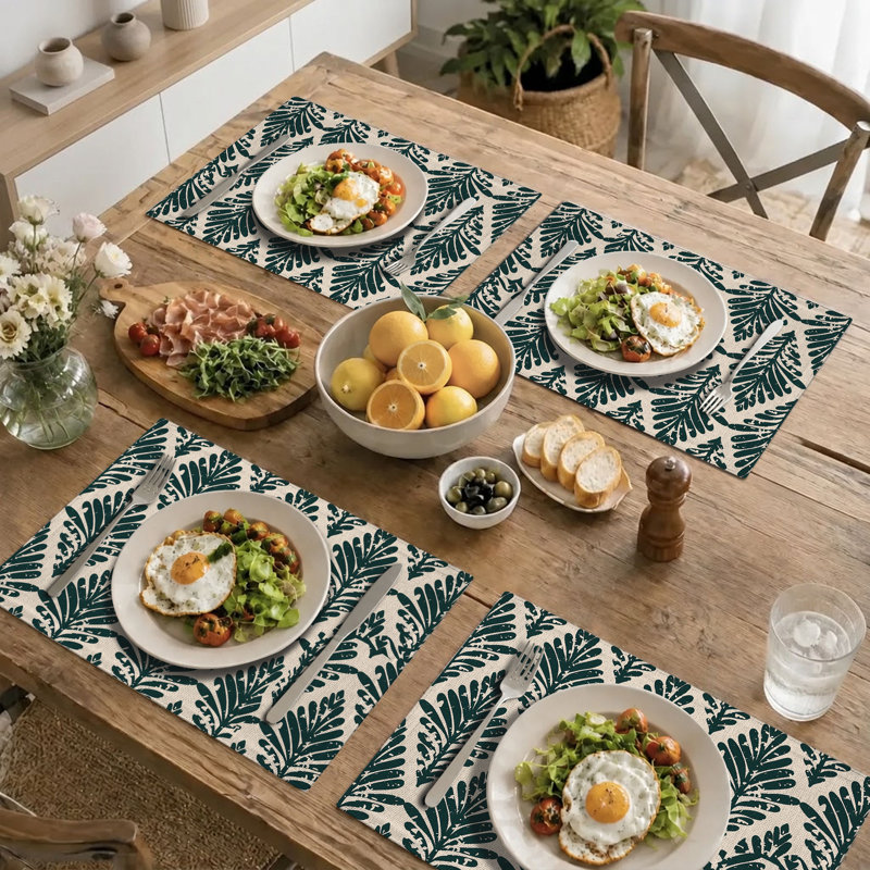 Ensemble de table rectangulaire en polyester
