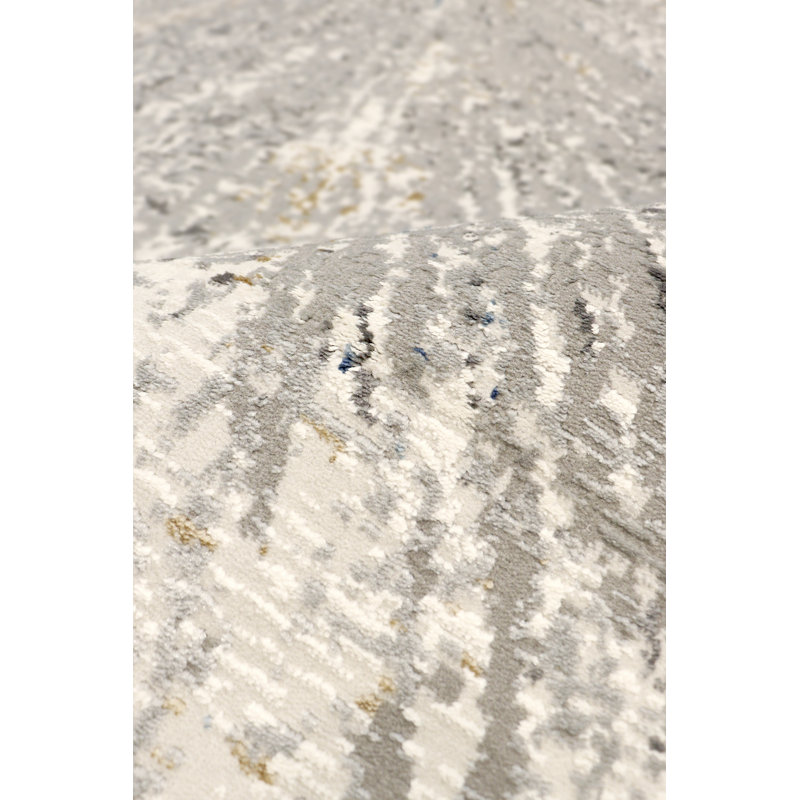 Startburst Abstract Area Rug, Rectangle 8'6" x 11'6"