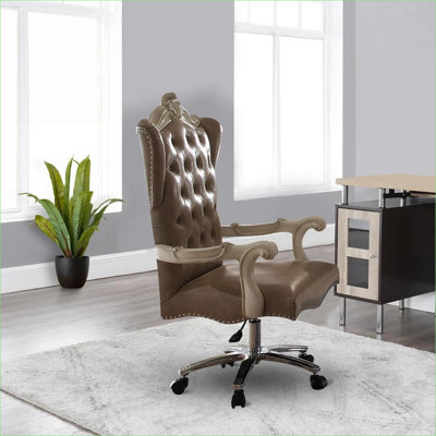 Fauteuil d'appoint pivotant Vintage pour adultes, sièges rembourrés pour la chambre à coucher du salon