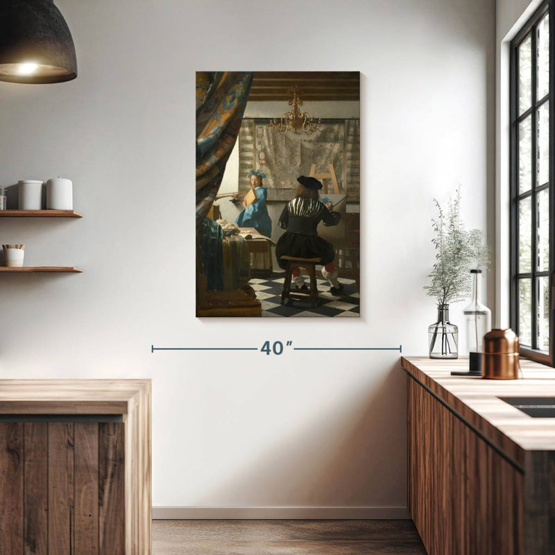 Leisha The Artist's Studio, 39" H x 26" W